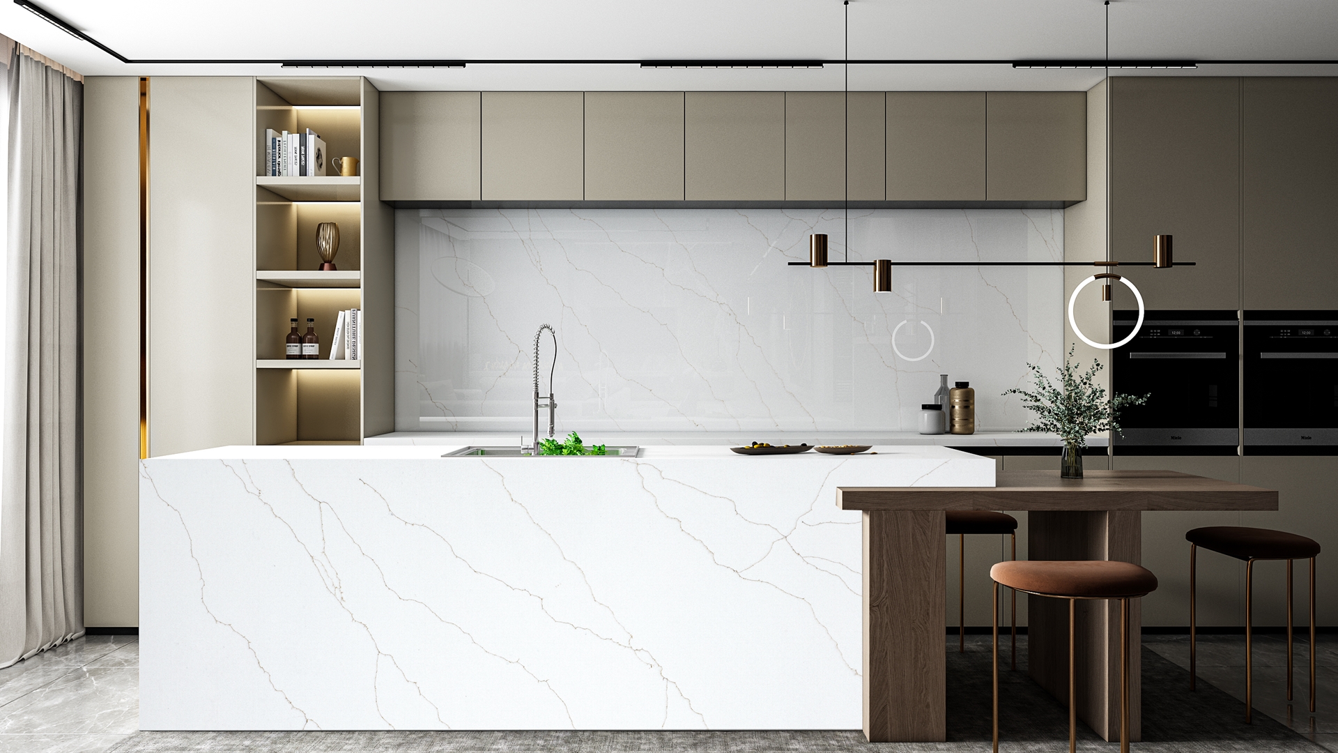 De Beers Quartz slab
